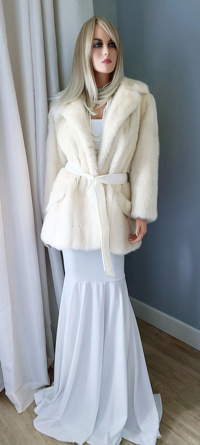 Luxury Gift Mink Fur Coat Fur Jacket Full Skin Jasmine 