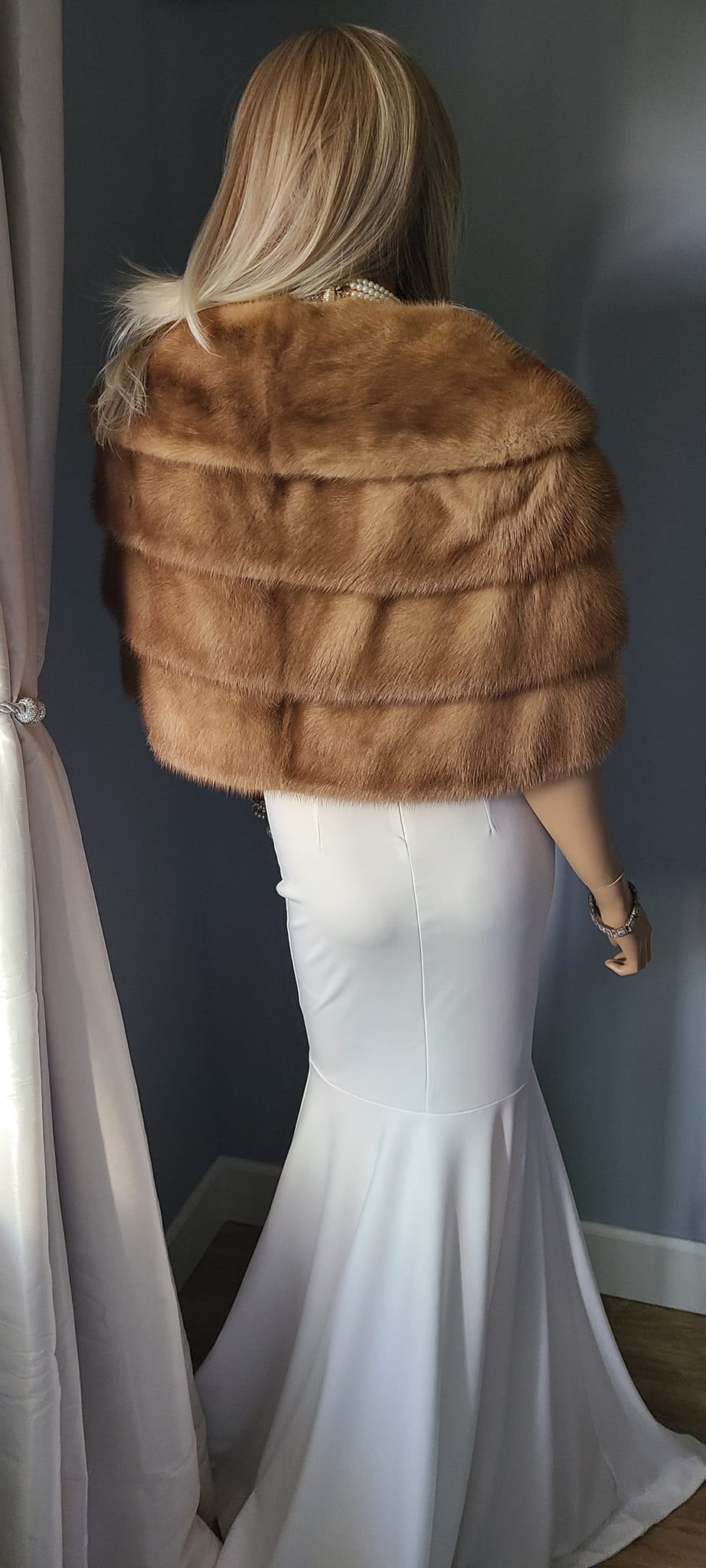 Vintage sable brown mink fur bolero {Vintage mink fur/real mink fur/mink jacket/mink coat/winter wedding/vintage wedding} Weddings Clothing Shrugs & Boleros Size S-M 